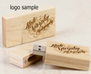 Natural Block Wooden USB Flash Pendrive 2.0