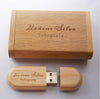 USB Wooden Box with Logo Engrave