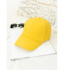 Curved Solid Color Adjustable Cap